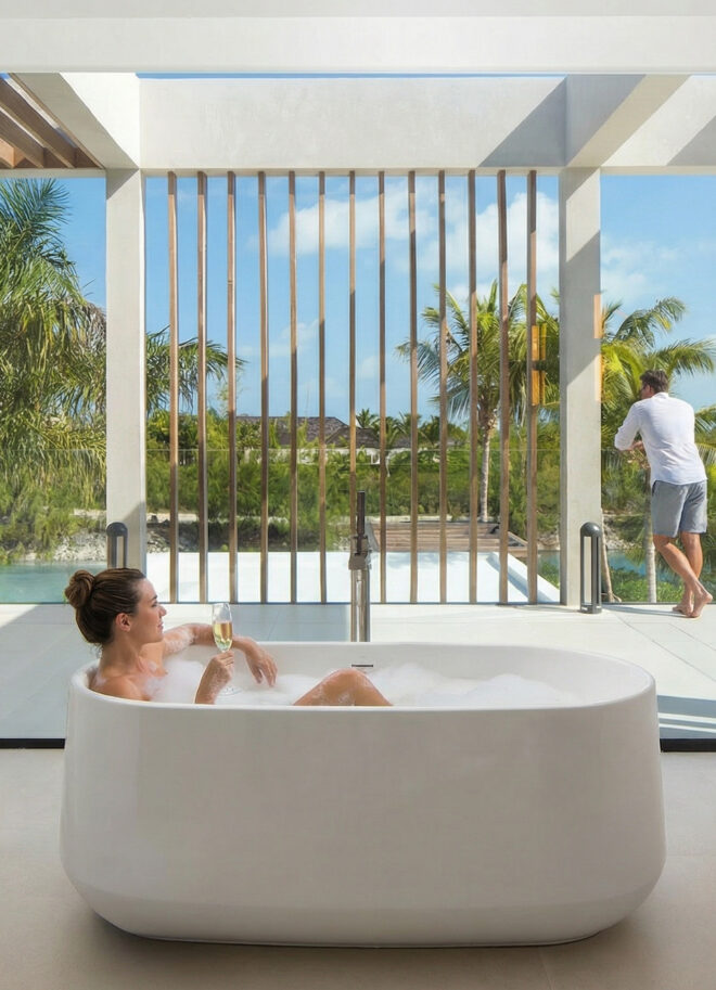 soaking tub turks and caicos suite